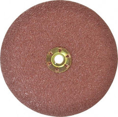 3M - 7" Diam 36 Grit Fiber Disc - Very Coarse Grade, Ceramic, 8,600 Max RPM, Series 982C - USA Tool & Supply