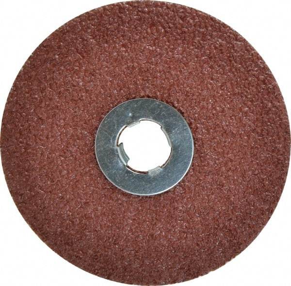 3M - 5" Diam 36+ Grit Fiber Disc - Very Coarse Grade, Ceramic, 12,000 Max RPM, Series 982C - USA Tool & Supply