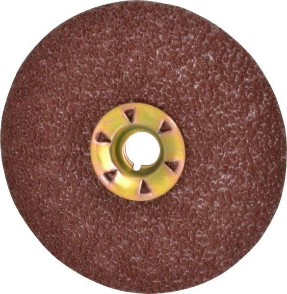 3M - 4-1/2" Diam 36+ Grit Fiber Disc - Very Coarse Grade, Ceramic, 13,300 Max RPM, Series 982C - USA Tool & Supply