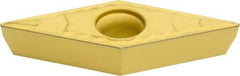 Hertel - VCMT331 H2U Grade HC305T Carbide Turning Insert - Al2O3 Finish, 35° Diamond, 3/8" Inscr Circle, 3/16" Thick, 1/64" Corner Radius - USA Tool & Supply