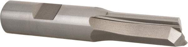 Hertel - 5/8" Diam, 1-5/16" LOC, 2 Flute High Speed Steel Keyway End Mill - Straight Flute, Uncoated, 5/8" Shank Diam, 3-7/16" OAL, 0° Helix, Centercutting - USA Tool & Supply