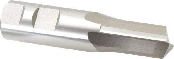 Hertel - 1" Diam, 1-5/8" LOC, 2 Flute High Speed Steel Keyway End Mill - Straight Flute, Uncoated, 1" Shank Diam, 4-1/8" OAL, 0° Helix, Centercutting - USA Tool & Supply