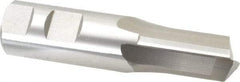 Hertel - 1" Diam, 1-5/8" LOC, 2 Flute High Speed Steel Keyway End Mill - Straight Flute, Uncoated, 1" Shank Diam, 4-1/8" OAL, 0° Helix, Centercutting - USA Tool & Supply