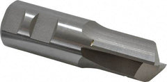 Hertel - 1-1/4" Diam, 1-5/8" LOC, 2 Flute High Speed Steel Keyway End Mill - Straight Flute, Uncoated, 1-1/4" Shank Diam, 4-1/8" OAL, 0° Helix, Centercutting - USA Tool & Supply