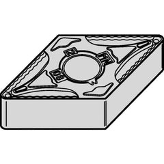 Kennametal - DNMG441 MN Grade KCP25B Carbide Turning Insert - TiOCN Finish, 55° Diamond, 1/2" Inscr Circle, 1/4" Thick, 1/64" Corner Radius - USA Tool & Supply