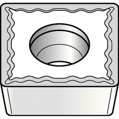 Kennametal - SCMT32.52 UF Grade KCP05 Carbide Turning Insert - TiCN/Al2O3 Finish, 90° Square, 3/8" Inscr Circle, 5/32" Thick, 1/32" Corner Radius - USA Tool & Supply