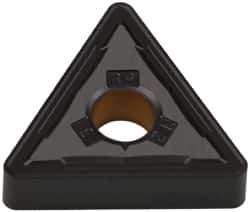 Kennametal - TNMG433 RP Grade KCP10 Carbide Turning Insert - TiCN/Al2O3 Finish, 60° Triangle, 1/2" Inscr Circle, 3/16" Thick, 3/64" Corner Radius - USA Tool & Supply