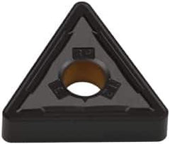 Kennametal - TNMG433 RP Grade KCP10 Carbide Turning Insert - TiCN/Al2O3 Finish, 60° Triangle, 1/2" Inscr Circle, 3/16" Thick, 3/64" Corner Radius - USA Tool & Supply