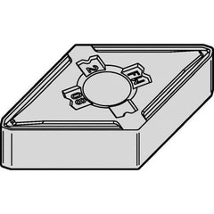 Kennametal - DNMG432 FW Grade KCK15B Carbide Turning Insert - TiOCN Finish, 55° Diamond, 1/2" Inscr Circle, 3/16" Thick, 1/64" Corner Radius - USA Tool & Supply