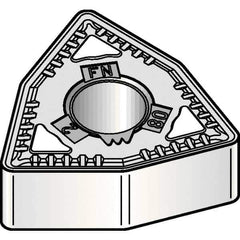 Kennametal - WNMG431 FN Grade KCK05B Carbide Turning Insert - TiOCN Finish, 80° Trigon, 1/2" Inscr Circle, 3/16" Thick, 1/64" Corner Radius - USA Tool & Supply