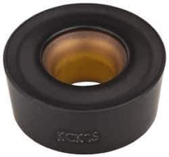 Kennametal - RCMT1204M0 RP Grade KCK15 Carbide Turning Insert - TiCN/Al2O3 Finish, Round, 12mm Inscr Circle, 3/16" Thick - USA Tool & Supply