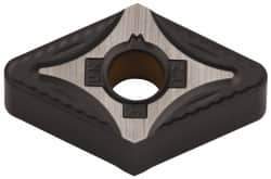 Kennametal - DNMG333 UN Grade KCK15 Carbide Turning Insert - TiCN/Al2O3 Finish, 55° Diamond, 3/8" Inscr Circle, 3/16" Thick, 3/64" Corner Radius - USA Tool & Supply