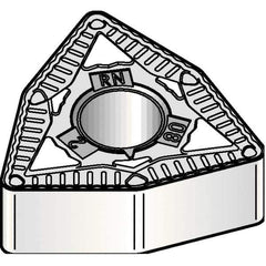 Kennametal - WNMG432 RN Grade KCP30B Carbide Turning Insert - TiOCN Finish, 80° Trigon, 1/2" Inscr Circle, 3/16" Thick, 1/32" Corner Radius - USA Tool & Supply