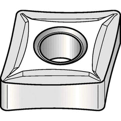 Kennametal - CNMP431 K Grade KCP10B Carbide Turning Insert - TiOCN Finish, 80° Diamond, 1/2" Inscr Circle, 3/16" Thick, 1/64" Corner Radius - USA Tool & Supply
