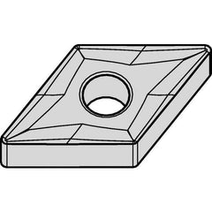 Kennametal - DNMG543 RM Grade KCP25 Carbide Turning Insert - TiCN/Al2O3 Finish, 55° Diamond, 5/8" Inscr Circle, 1/4" Thick, 3/64" Corner Radius - USA Tool & Supply