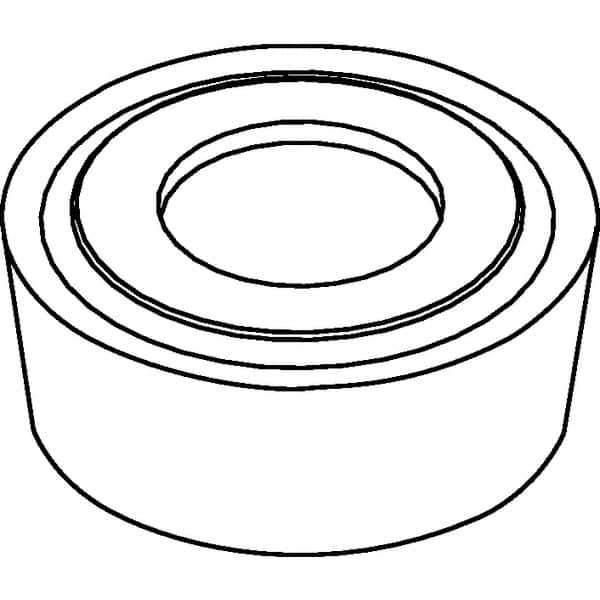 Kennametal - RCMT2006M0 NONE Grade KCK20B Carbide Turning Insert - TiOCN Finish, Round, 20mm Inscr Circle, 1/4" Thick - USA Tool & Supply