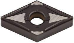 Kennametal - DNMG543 MN Grade KCP30 Carbide Turning Insert - TiN/TiCN/Al2O3 Finish, 55° Diamond, 5/8" Inscr Circle, 1/4" Thick, 3/64" Corner Radius - USA Tool & Supply