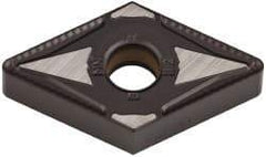 Kennametal - DNMG543 MN Grade KCP30 Carbide Turning Insert - TiN/TiCN/Al2O3 Finish, 55° Diamond, 5/8" Inscr Circle, 1/4" Thick, 3/64" Corner Radius - USA Tool & Supply