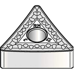 Kennametal - TNMM543 RM Grade KCP25 Carbide Turning Insert - TiCN/Al2O3 Finish, 60° Triangle, 5/8" Inscr Circle, 1/4" Thick, 3/64" Corner Radius - USA Tool & Supply