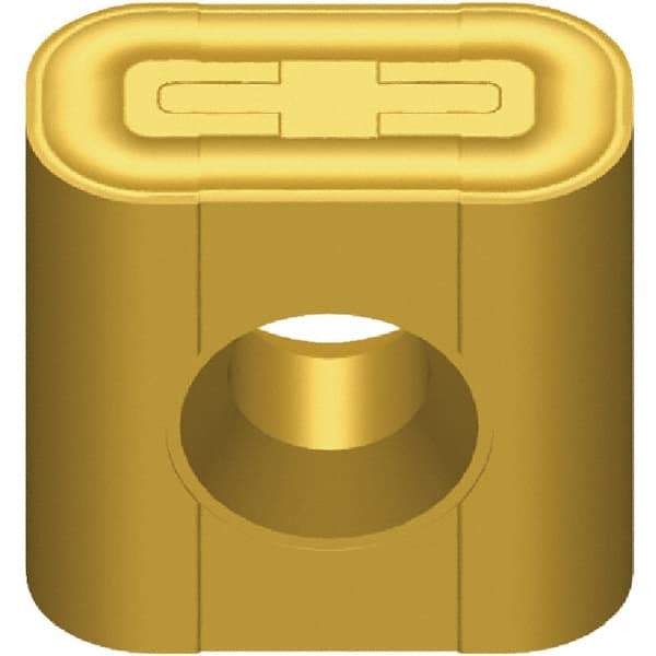 Kennametal - LNUX301940, KCP10B Grade Carbide Profiling Insert - TiN Finish, 90° Incl Angle, Rectangle, 3/4" Thick, 3/19" Corner Radius, 1/4" Inscribed Circle - USA Tool & Supply
