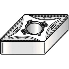 Kennametal - DNMG442 UN Grade KCK15 Carbide Turning Insert - TiCN/Al2O3 Finish, 55° Diamond, 1/2" Inscr Circle, 1/4" Thick, 1/32" Corner Radius - USA Tool & Supply