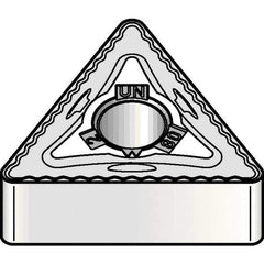 Kennametal - TNMG434 UN Grade KCK20 Carbide Turning Insert - TiCN/Al2O3 Finish, 60° Triangle, 1/2" Inscr Circle, 3/16" Thick, 1/16" Corner Radius - USA Tool & Supply
