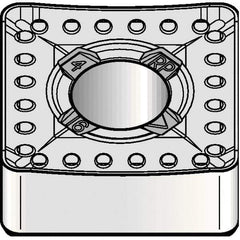 Kennametal - SNMM646 RP Grade KCP25 Carbide Turning Insert - TiCN/Al2O3 Finish, 90° Square, 3/4" Inscr Circle, 1/4" Thick, 3/32" Corner Radius - USA Tool & Supply