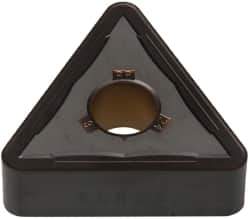 Kennametal - TNMG666 RP Grade KCM25 Carbide Turning Insert - TiCN/Al2O3 Finish, 60° Triangle, 3/4" Inscr Circle, 3/8" Thick, 3/32" Corner Radius - USA Tool & Supply