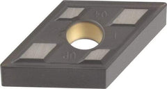 Kennametal - DNMG431 UP Grade KCM25 Carbide Turning Insert - TiN/TiCN/Al2O3 Finish, 55° Diamond, 1/2" Inscr Circle, 3/16" Thick, 1/64" Corner Radius - USA Tool & Supply
