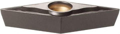 Kennametal - VBMT220.5 FP Grade KCP25 Carbide Turning Insert - TiCN/Al2O3 Finish, 35° Diamond, 1/4" Inscr Circle, 1/8" Thick, 0.0079" Corner Radius - USA Tool & Supply