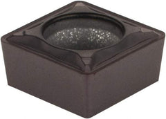 Kennametal - SCMT32.52 FP Grade KCU25 Carbide Turning Insert - TiAlN Finish, 90° Square, 3/8" Inscr Circle, 5/32" Thick, 1/32" Corner Radius - USA Tool & Supply