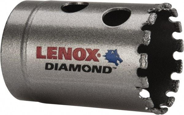 Lenox - 1-3/8" Diam, 1-5/8" Cutting Depth, Hole Saw - Diamond Grit Saw, Continuous Edge - USA Tool & Supply