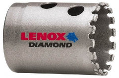 Lenox - 1-1/2" Diam, 1-5/8" Cutting Depth, Hole Saw - Diamond Grit Saw, Continuous Edge - USA Tool & Supply