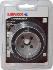 Lenox - 2" Diam, 1-5/8" Cutting Depth, Hole Saw - Diamond Grit Saw, Continuous Edge - USA Tool & Supply