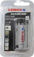 Lenox - 1-1/8" Diam, 1-5/8" Cutting Depth, Hole Saw - Diamond Grit Saw, Continuous Edge - USA Tool & Supply