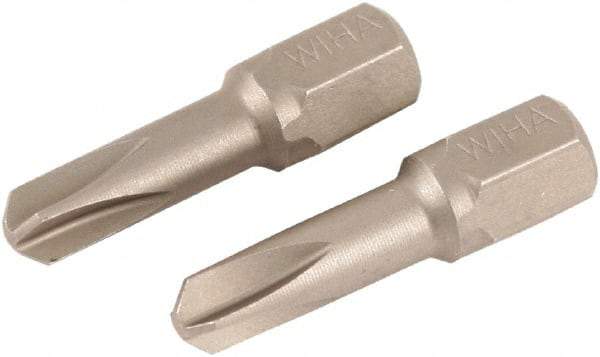 Wiha - 1/4" Drive, #4 Torq-Set Screwdriver Bit - 25mm OAL - USA Tool & Supply