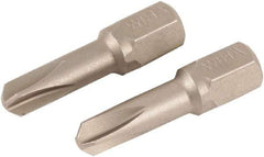 Wiha - 1/4" Drive, #4 Torq-Set Screwdriver Bit - 25mm OAL - USA Tool & Supply