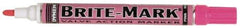 Dykem - Pink Oil-Based Paint Marker - Medium Tip, Oil Based - USA Tool & Supply