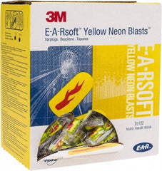 3M - Disposable, Uncorded, 33 dB Earplugs - Yellow, 200 Pairs - USA Tool & Supply