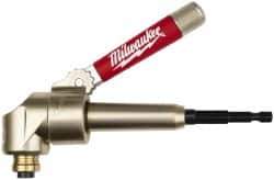 Milwaukee Tool - Power Drill Right Angle Drive Attachment - For 1/4" Hex Drills - USA Tool & Supply