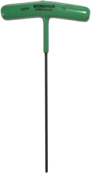 Bondhus - T9 Standard Torx Key - T-Handle Cushion Grip, Protanium High Torque Steel - USA Tool & Supply