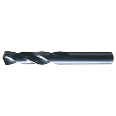 29/64 RHS / RHC HSS 135 Degree Split Point Heavy Duty Screw Machine Length Drill - Steam Oxide - Exact Industrial Supply