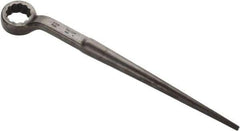 Proto - 2-3/16" 12 Point Spud Handle Box Wrench - Single End, 3-15/32" Head Diam x 1-7/16" Head Thickness, 26" OAL, Steel, Black Finish - USA Tool & Supply