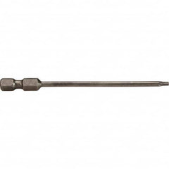 Apex - Torx Screwdriver Bits Type: Torx Bit Drive Size (Inch): 1/4 - USA Tool & Supply