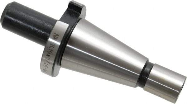 Interstate - NMTB30 Taper Shank 3/16" Hole End Mill Holder/Adapter - 11/16" Nose Diam, 1-3/4" Projection, 1/2-13 Drawbar - Exact Industrial Supply