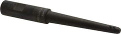 Made in USA - 3/4" Shank Diam Straight Shank with Weldon Flat 1/8" Hole End Mill Holder/Adapter - 4" Projection - Exact Industrial Supply
