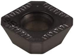 Iscar - SEMT43 76 Grade IC950 Carbide Milling Insert - TiAlN Finish, 0.1874" Thick, 1/2" Inscribed Circle - USA Tool & Supply