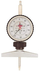 SPI - Dial Depth Gages Maximum Measurement (Inch): 7 Maximum Measurement (Decimal Inch): 7.0000 - USA Tool & Supply