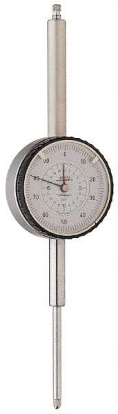 SPI - 0-100 Dial Reading, 0.001" Graduation Dial Drop Indicator - 2-1/4" Dial - USA Tool & Supply