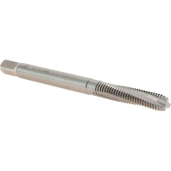 Walter-Prototyp - #10-32 UNF 3 Flute 3B Modified Bottoming Spiral Flute Tap - Powdered Metal, Bright Finish, 2-3/8" OAL, Right Hand Flute, Right Hand Thread, Series A234101 - USA Tool & Supply